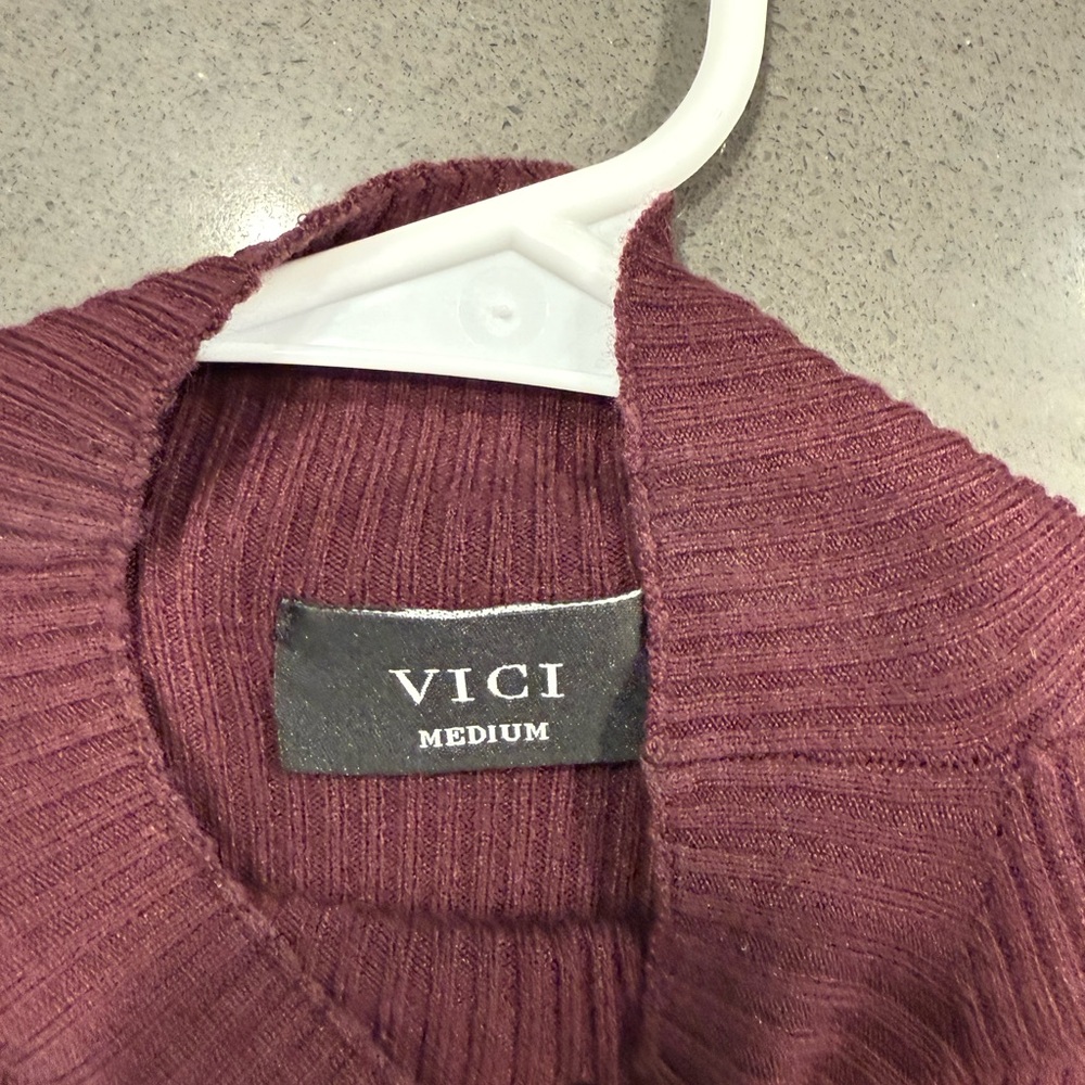Vici Women's Plum Turtleneck Sweater